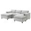 Canapé modulaire 86,5 po Chenille-1244163741