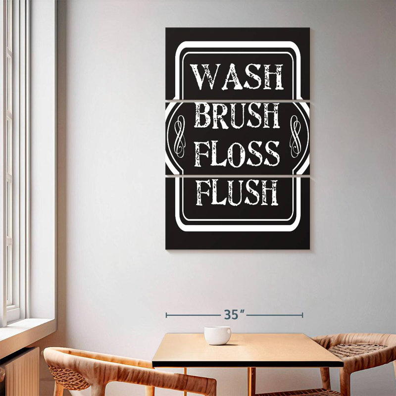Tergel Wash Brush Floss Flush, 65" H x 42" W