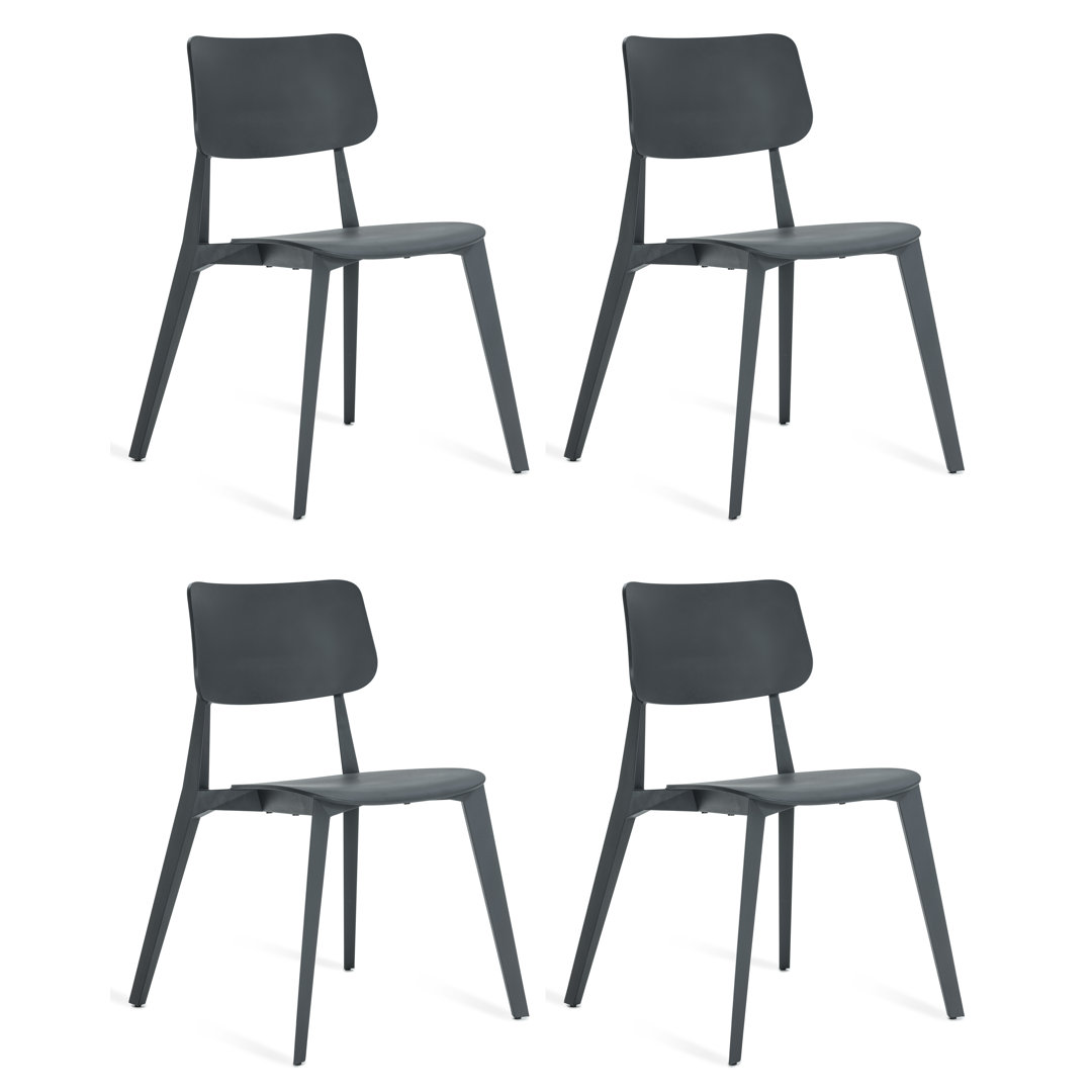 Stellar Stacking Side Chair (Set of 4) TOOU 