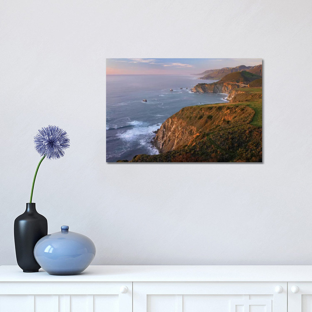 Bixby Bridge, Big Sur, California I by Tim Fitzharris - Wrapped Canvas Print