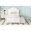 Lit plateforme simple en bois avec tête de lit et lit gigogne confortable-1842124287