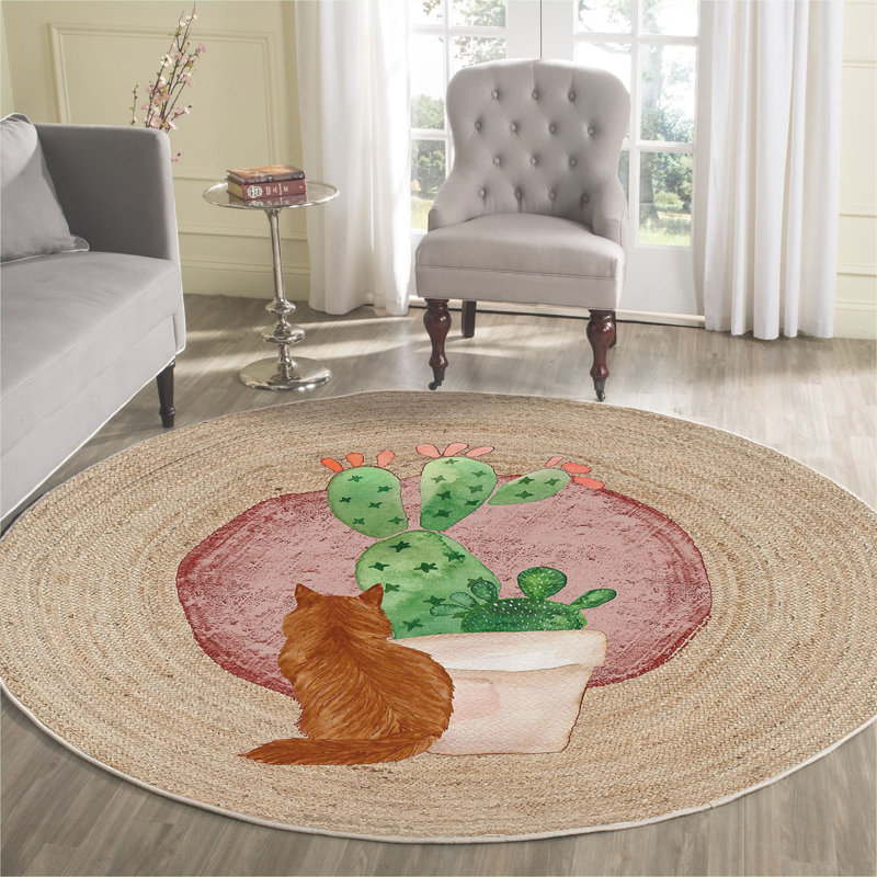 Round Judith Area Rug, Round 80cm