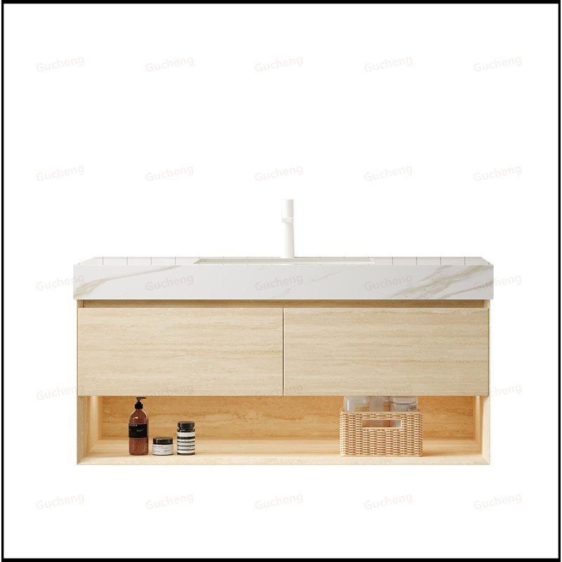 Tablette et meuble-lavabo 48 po