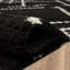Tapis noir en polyester tissé à motif géométrique Karastan Rugs Traverse-1935919876