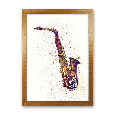 Saxophone by Michael Tompsett - Print