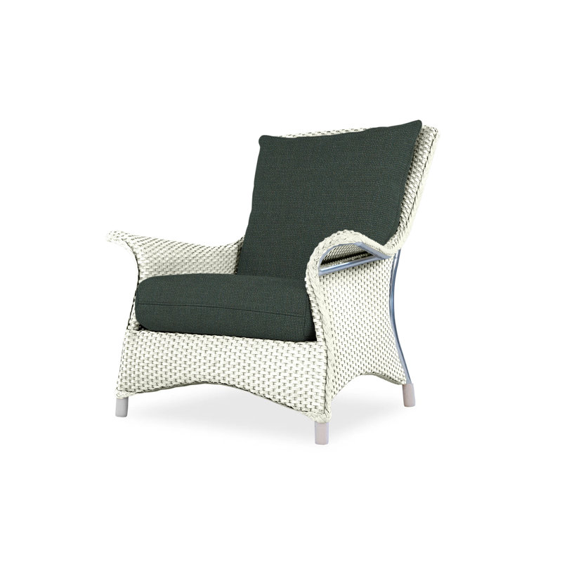 Mandalay Outdoor Lounge Chair, Beach Natural, Ivory
