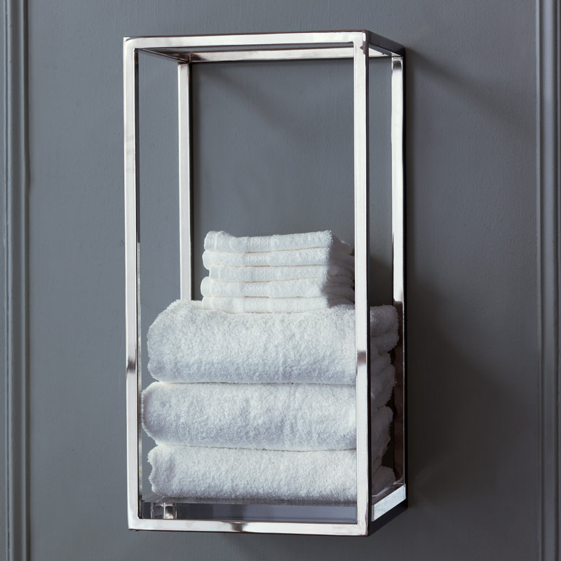 Drake Wall Shelf, Polished Nickel
