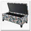 Banc de rangement rembourré à couvercle rabattable, pour le salon, la chambre à coucher ou le vestibule-1386193670