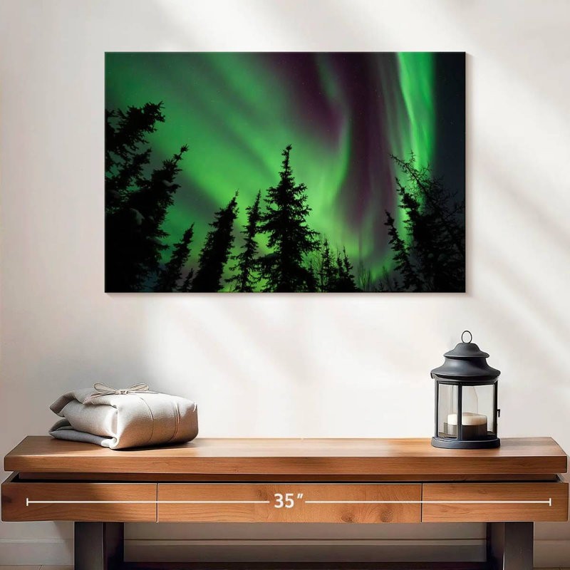 Alvord Fairbanks Aurora Borealis, H 16 po x l 24 po