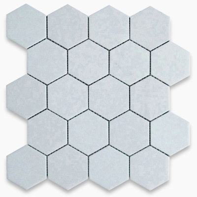 12 in. x 11 in. Polished Marble Tile