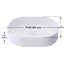 Lavabo vasque ovale en céramique cannelé Dowell 6004 - blanc brillant-118230132
