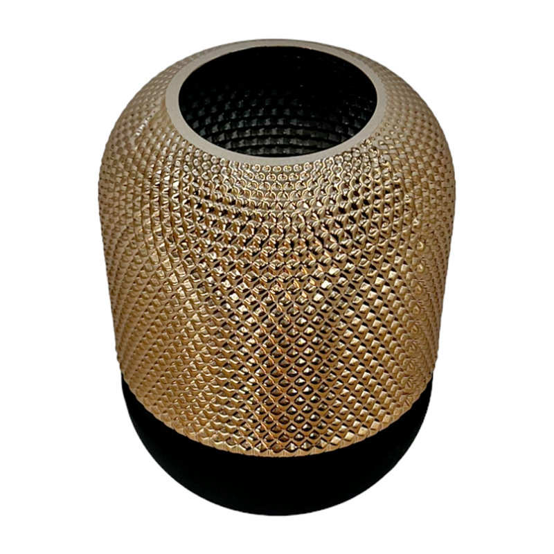 Vase de table Zidler, Or/noir