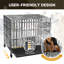Cage et parc pour chien en acier inoxydable-1592738321