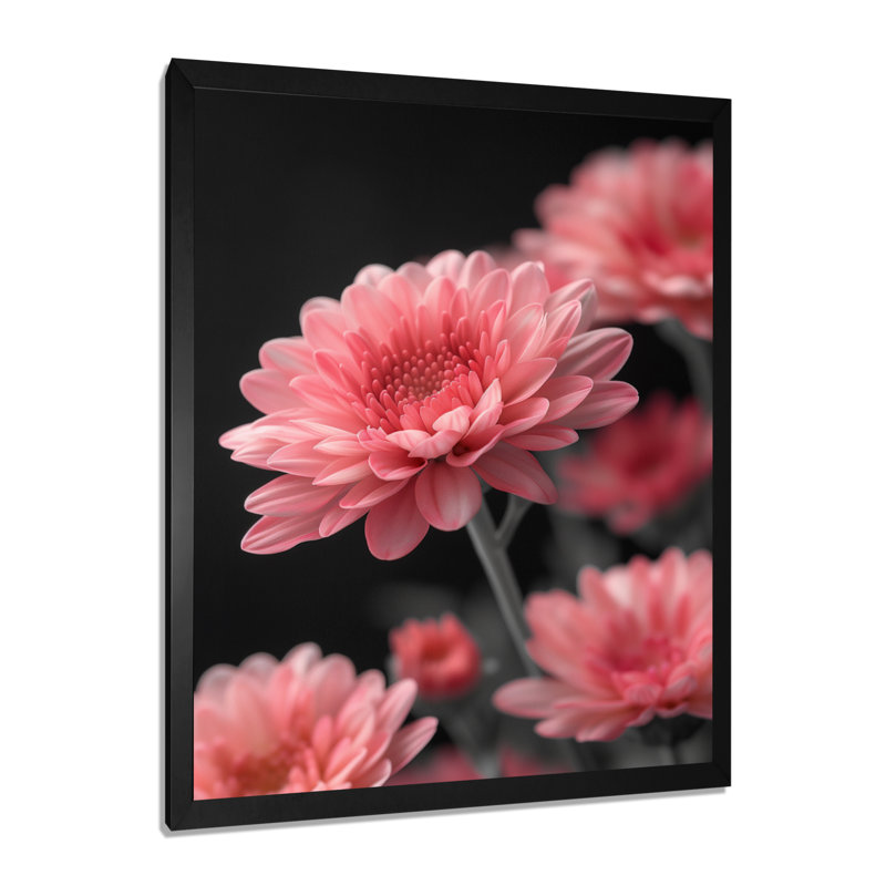  «Glamour rose monochrome photo de jardin de maman - décoration murale de maman, H 20 po x l 12 po x P 1 po