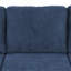 Canapé rembourré en chenille avec siège à ressorts ensachés, canapé de confort moderne pour le salon