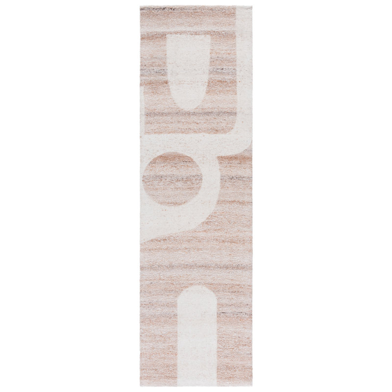 Tapis Sahara 201 en naturel / ivoire, Tapis de couloir 2 pi 3 po x 8 pi