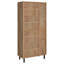 Grande armoire à chaussures 4 portes avec tablettes réglables et conception ventilée