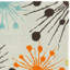 Tapis en laine touffeté à la main à motif floral bleu clair / multicolore Amier-31779757