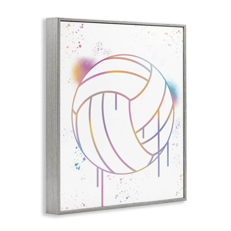 Giclée Graffiti Volleyball, giclée par Marcus Prime, Estampe numérique Farmhouse, H 14 po x l 11 po