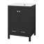 Meuble-lavabo 48 po avec lavabo, meuble-lavabo simple moderne avec portes et tiroir à fermeture en douceur, armoire de rangement avec lavabo encastré en céramique-916637252
