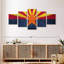 Drapeau grunge de l'Arizona-1074737531