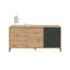 Highboard Concord, Modern Sideboard With 2 Doors And 3 Drawers, Living Room Buffet, Tv Cabinet, 154X41H74 Cm