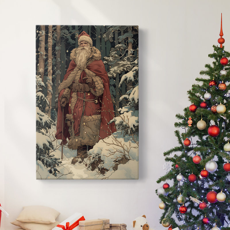 Art des Fêtes de Noël - Toile tendue avec châssis DCxxxii, H 24 po x l 16 po