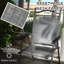 Chaises de camping pliantes avec siège respirant, gris, 2 plateaux de chaise Zero Gravity, gris