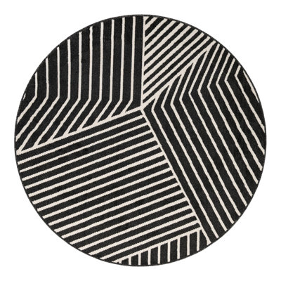 Latitude Run® Orkla Nikolis Rug Black