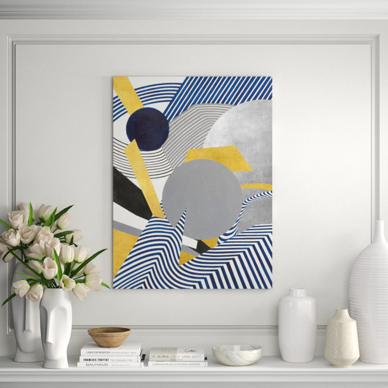 Planetoid I Print by Janice Sadler, 40" H x 30" W, Glass Coat