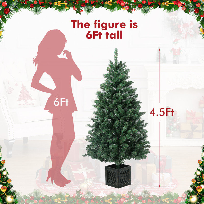 54' H Lighted Artificial Christmas Tree