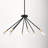 Anika 8 - Light Dimmable Sputnik Modern Linear Chandelier