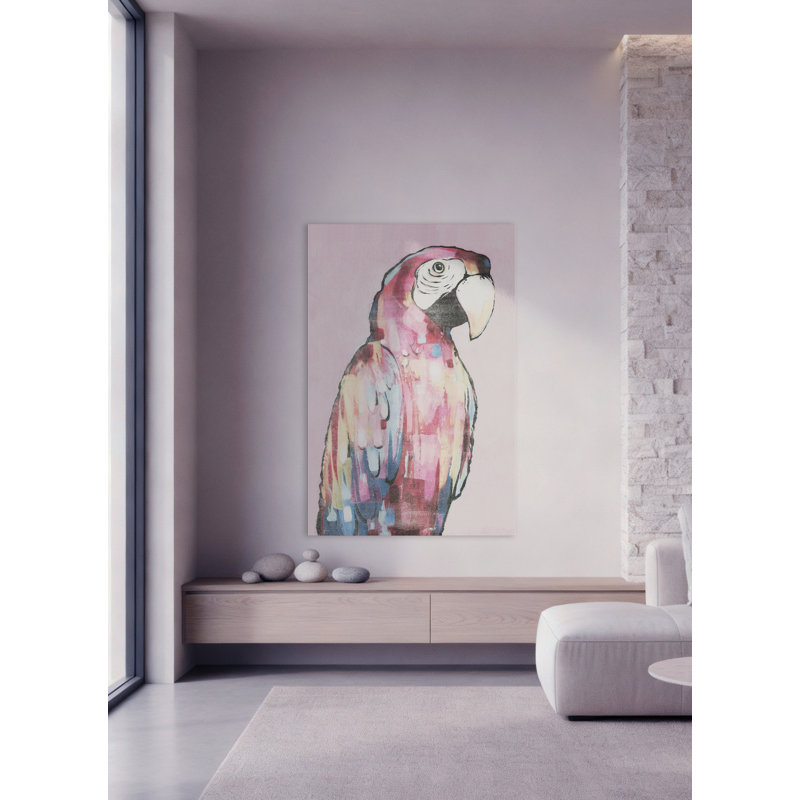 "Vibrant Observer", reproduction sur toile tendue, H 12 po x l 8 po