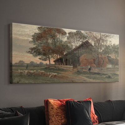 Série paysage - DCCXCVI - Toile tendue avec châssis - Prêt à accrocher