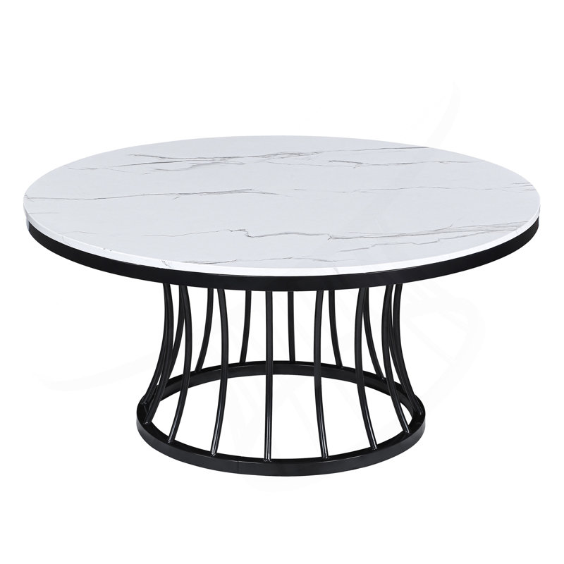 Ensemble de table basse moderne 3 pièces avec table basse et table d'appoint