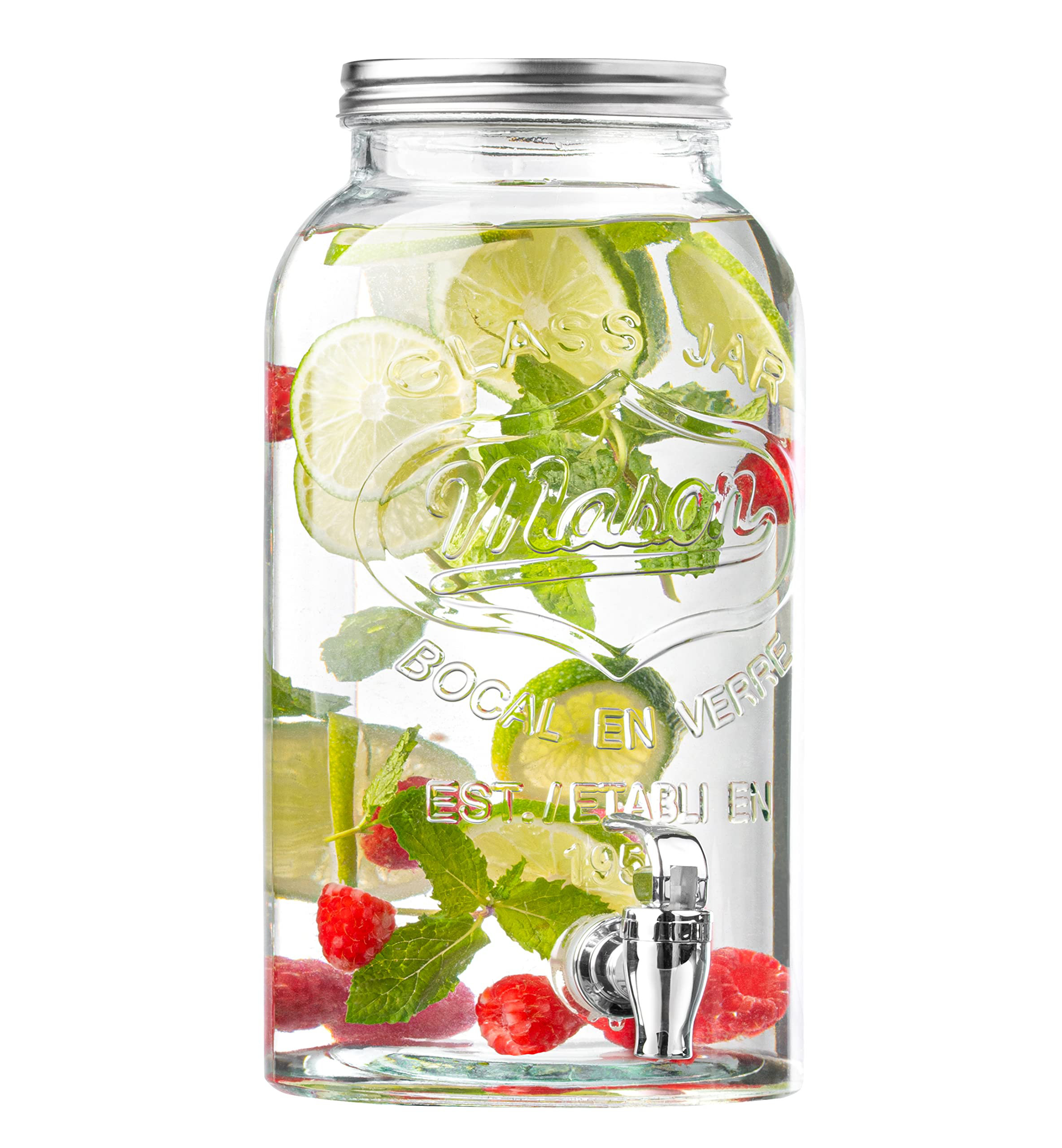 https://assets.wfcdn.com/im/51137483/compr-r85/2304/230434627/beverage-dispenser-with-1-gallon-tea-juice-and-beverage-server-thick-glass-screw-cap-leak-proof-pull-type-and-screw-cap-transparent-heavy-glass.jpg