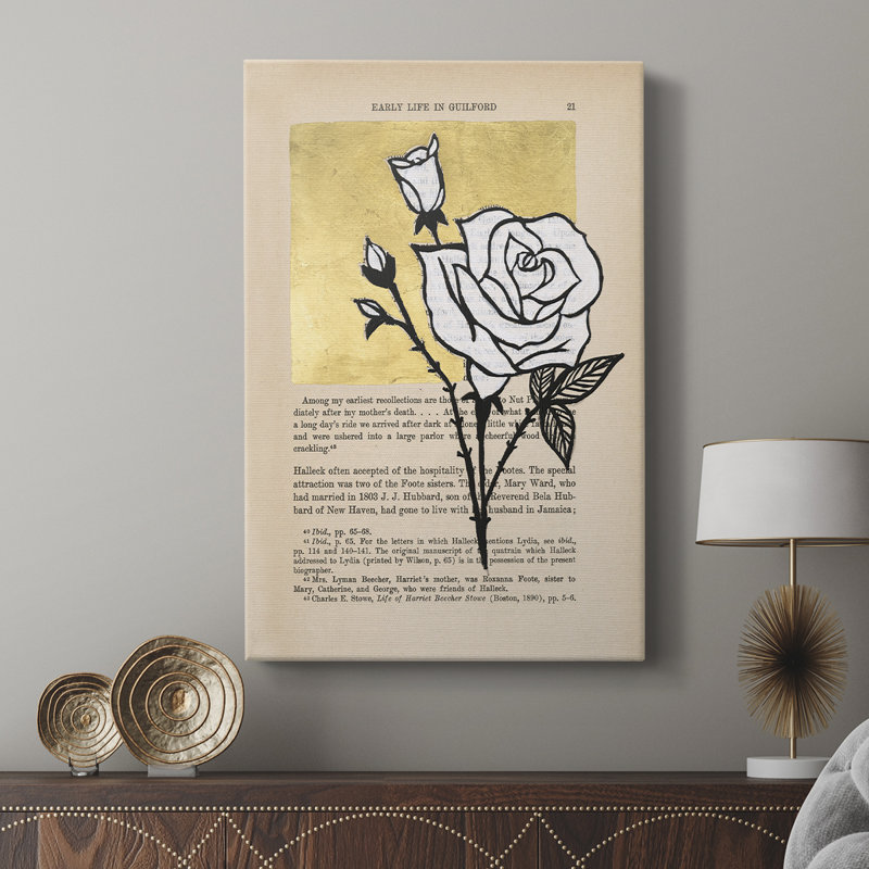 Floral Diary III - Gallery Cavas, H 18 po x l 12 po