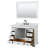 Deborah 48'' Single Bathroom Vanity with Marble Top with Mirror-80209507-23113219