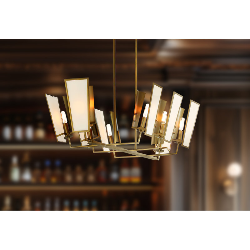 Luminaire suspendu 8 lumières pour îlot de cuisine