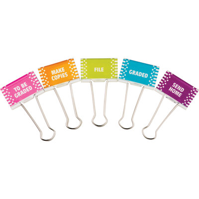 Teacher Created Classroom Management Large Binder Clips