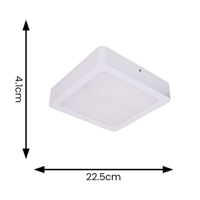 Cirone Plastic LED Flush Mounted Sconce, Natural