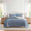 Ensemble de courtepointe réversible en coton Martha Stewart Kingston-134211724-138795434