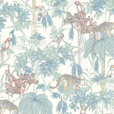 Boråstapeter Wild Jungle Wallpaper