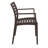 Melissus Stacking Patio Dining Armchair-110883602