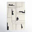Tapis de style Mid-Century moderne ivoire / noir Gossner 12 pi x 15 pi-1935049036