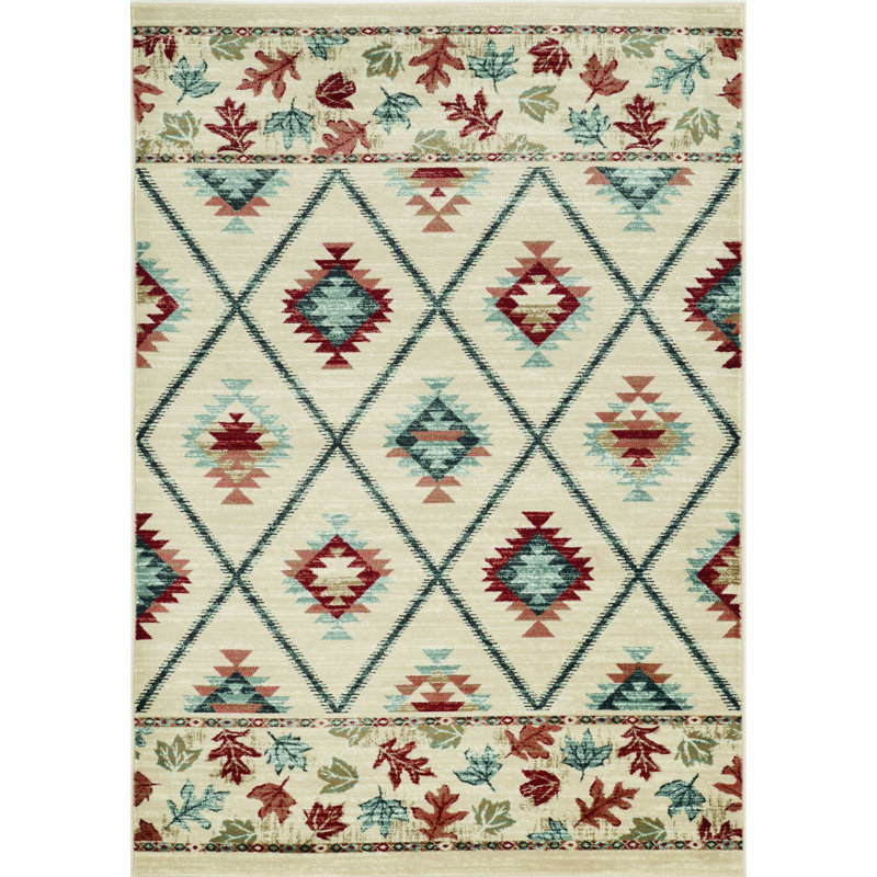 Tapis ivoire en polypropylène 3 pi x 5 pi