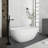 65 " L x 29.5 " W Freestanding and Mounting / Installation Required Soaking Solid Surface Bathtub-92361382