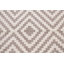 Tapis géométrique ivoire