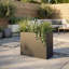 Galvanised Trough Planter - 90cm X 82cm-845005486