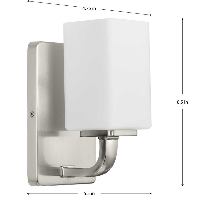 Dimmable Vanity Light, Brushed Nickel